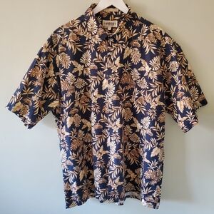 NWOT CAMPIA Moda XL 90s Tropical Retro Cars Eclectic Grandpa Vacation Shirt